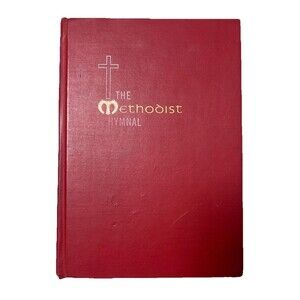Methodist Hymnal 1966 Book Of Hymns Red Hardcover Westminster Methodist Church